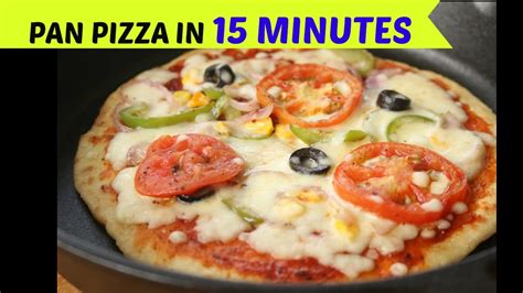 Pizza In 15 Minutes With Out Oven No Oven No Yeast Pizza Recipe Easy Pizza Without Oven