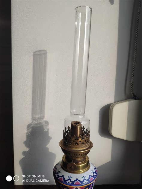 Stara Francuska Porcelanowa Lampa Naftowa Nr Kulerz W Olx Pl