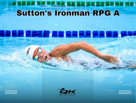 Saturday Swim Session Suttons Ironman Rpg A Coach Ray Qwik Kiwi