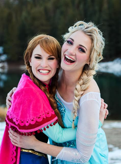 The Snow Sisters By Pink Princess Parties In Utah Photo By Braadyn Ashley Photography Makeup