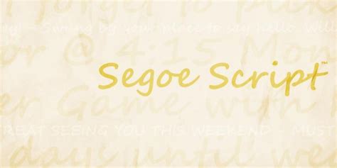 Segoe Script Font Download - Fonts Empire