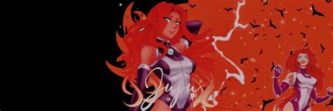 𝕯𝐑𝐀𝐗 On Twitter Starfire Inspired Layout ⚡️ Juju2fyee