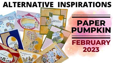 February Paper Pumpkin Alternatives Get Creative With Critters YouTube