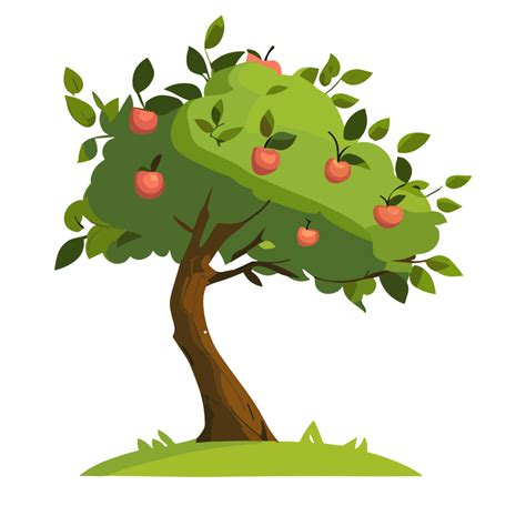 Creative Apple Tree png clipart transparent background free 23790902 PNG