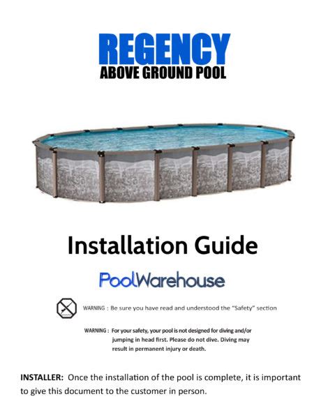 X Oval Deep Regency Above Ground Pool Kit Best Above