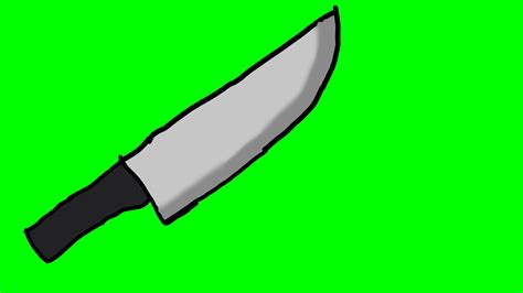 Gacha Life Knife For Green Screen Ibispaint