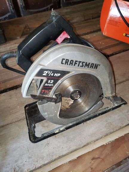 Craftsman Circular Saw Baer Auctioneers Realty Llc