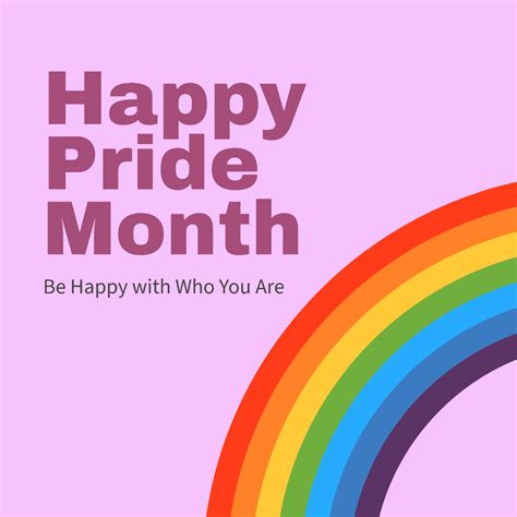 Free Happy Pride Month Instagram Post Template Edit Online And Download