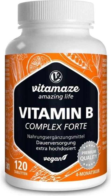 Vitamin B Complex Forte Tablets Vitamaze Vitalabo Online Shop