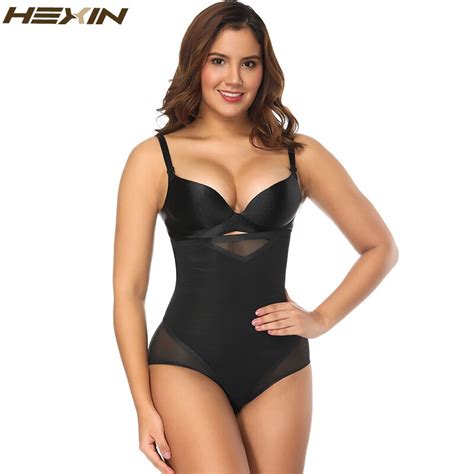 Hexin Women Body Shaper Butt Lifter Slimming Tummy Control Breathable