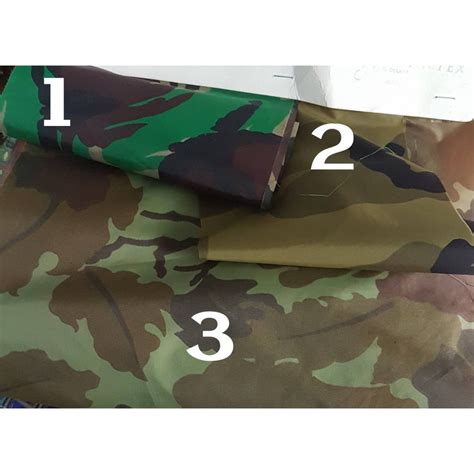 Jual Bahan Kain Loreng Army Abri Tni Parasit Waterproof Anti Air