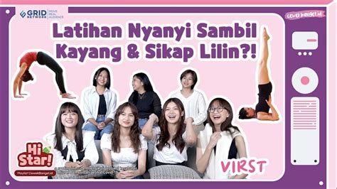 V1rst Latihan Nyanyi Sambil Kayang Dan Sikap Lilin Girl Group Indonesia Youtube