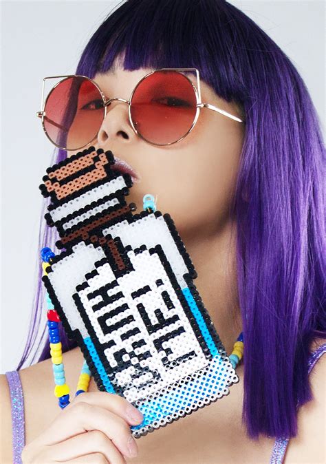 Lasr Drink Me Rave Kandi Necklace Lasr La Style Rush