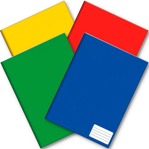Caderno Broxurão - Caderno de brochura 48 folhas com capa dura, tamanho Pequeno 140mm x ...