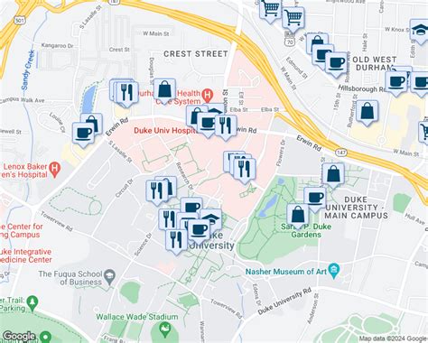 Duke Medical Campus Map