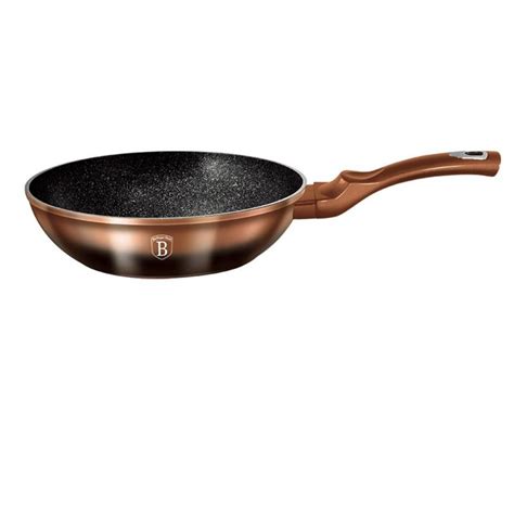 Berlingerhaus Metallic Line Rose Gold Noir Edition Wok Keptuv Cm