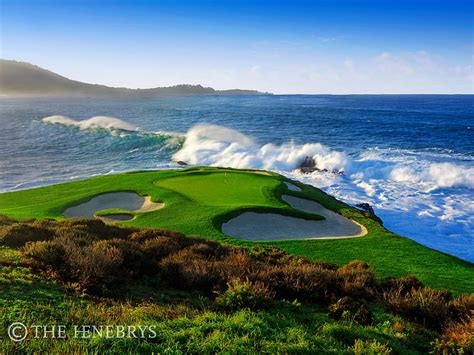 Pebble Beach Golf Links Hole Massive Monday Aerial Ocean Golf