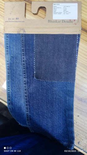 Plain Power Lycra Denim Fabric For Jeans Packaging Type Packet At Rs