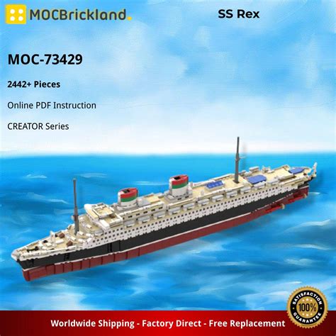 SS Rex CREATOR MOC 73429 By Bru Bri Mocs With 2442 Pieces MOC Brick Land