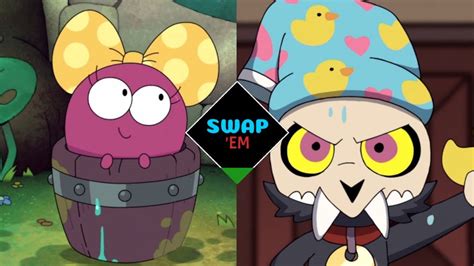 Polly And King Voice Swap Amphibia The Owl House Youtube