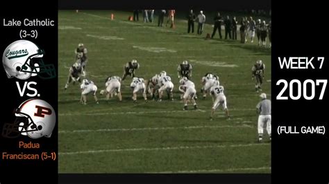 Lake Catholic Cougars Vs Padua Franciscan Bruins