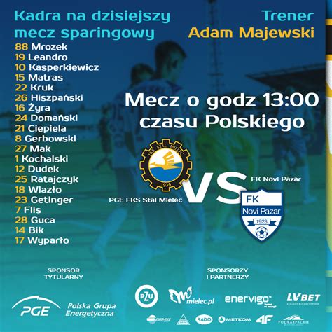 Pge Fks Stal Mielec On Twitter Rozpoczynamy Drugi Mecz Kontrolny