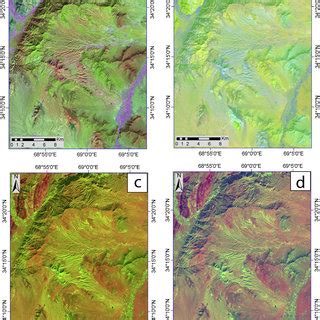 Landsat8 OLI Band Ratio Color Image A 7 6 6 5 4 2 B 6 4