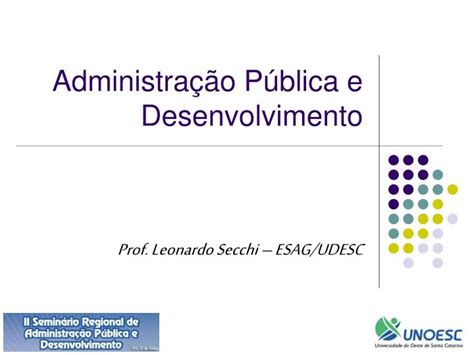 PPT Administração Pública e Desenvolvimento PowerPoint Presentation