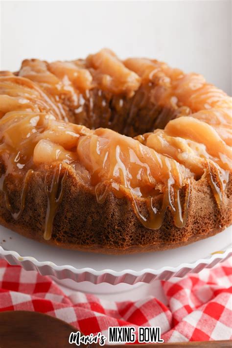 Caramel Apple Upside Down Bundt Cake Maria S Mixing Bowl