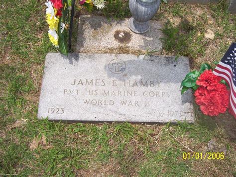 James E Hamby Find A Grave Memorial