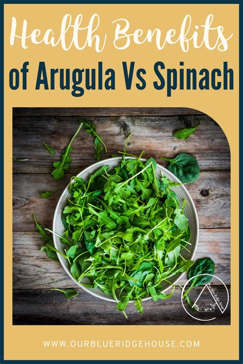 The Health Benefits Of Arugula Vs Spinach Our Blue Ridge House