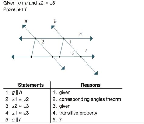 BRAINLIEST!! What is the missing reason in the proof? vertical angles ...