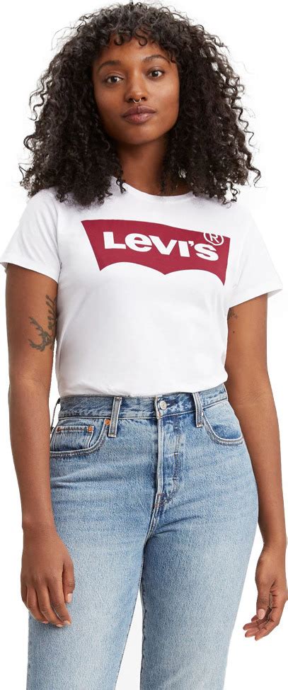 Levi s The Perfect Mineral Γυναικείο Αθλητικό T shirt Λευκό 17369 0053