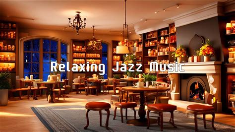 Cozy Winter Coffee Shop Ambience With Relaxing Jazz Instrumental Music