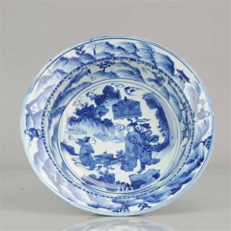 Plato Azul Y Blanco Porcelana LARGE 16C Chinese Catawiki