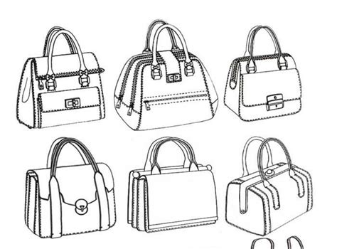 How To Draw A Purse Or Handbag Step By Step Bag Illustration Drawing