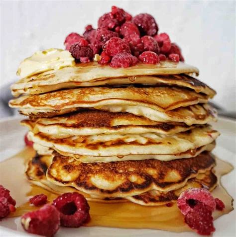 Delicious Raspberry Pancakes Recipe