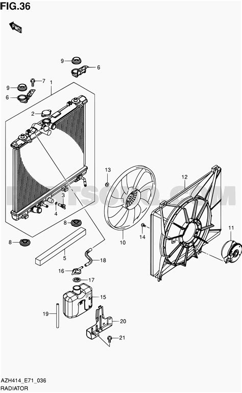 Cooling Suzuki Swift Azh Azh E Parts Catalogs Partsouq