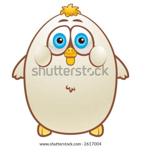 Fat Chicken Stock Vector Illustration 2617004 : Shutterstock