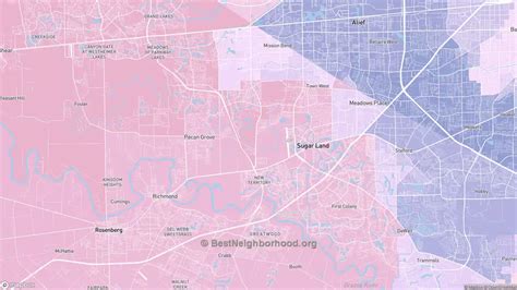 Fort Bend County Tx Political Map Democrat And Republican Areas In Fort Bend County