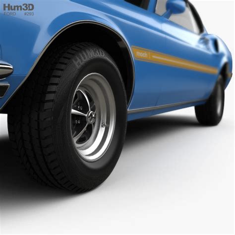 Ford Mustang Mach 1 351 1969 3D Model Vehicles On Hum3D