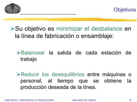 Balance De Lineas Ppt