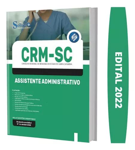 Apostila Concurso Crm Sc Assistente Administrativo MercadoLivre