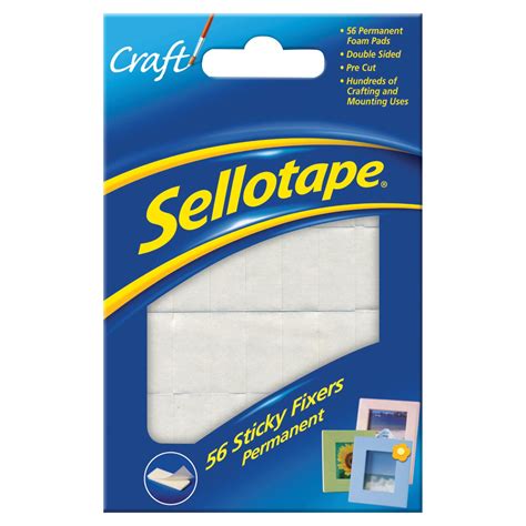 Sellotape Sticky Fixers 56 Pack 1 Piece Storefront EN