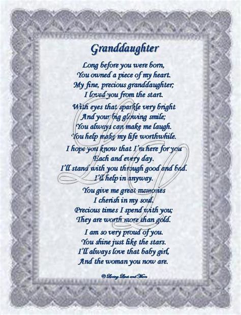 Granddaughter Poems And Quotes Quotesgram