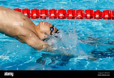 Japan S Ryosuke Irie Reacts After Swimming In A Men S 200m Backstroke