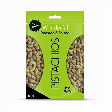 Wonderful Pistachios No Shells Roasted And Salted Nuts 6