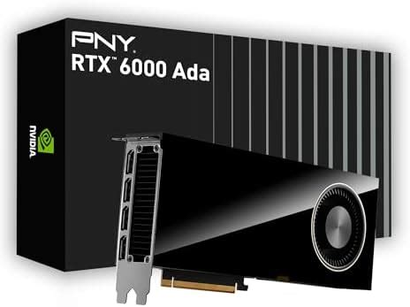 PNY NVIDIA RTX 6000 Ada Generation 48GB GDDR6 PCI Express 4 0 Dual Slot