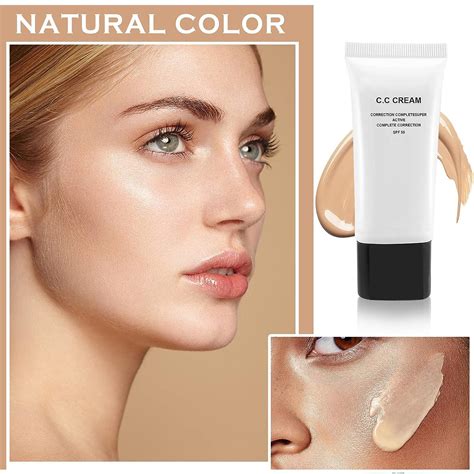 Nvleptap 2pcs Skin Tone Adjusting Cc Cream Spf 43 Cc Cream Self Adjusting For Mature Skin