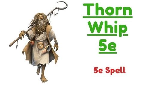 Thorn Whip 5e Guide Magazine Sea